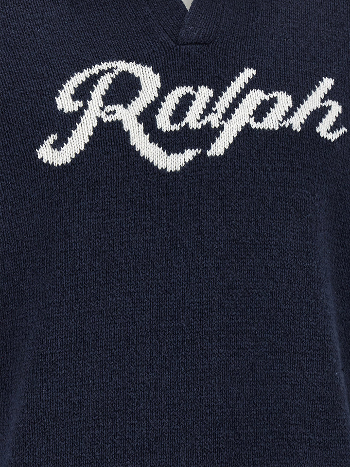 Polo Ralph Lauren Intarsia Logo Sweater Sweaters and Cardigans - Blue | c339e49daa3d07f0e307098a8a2c8f7e2e5e383a