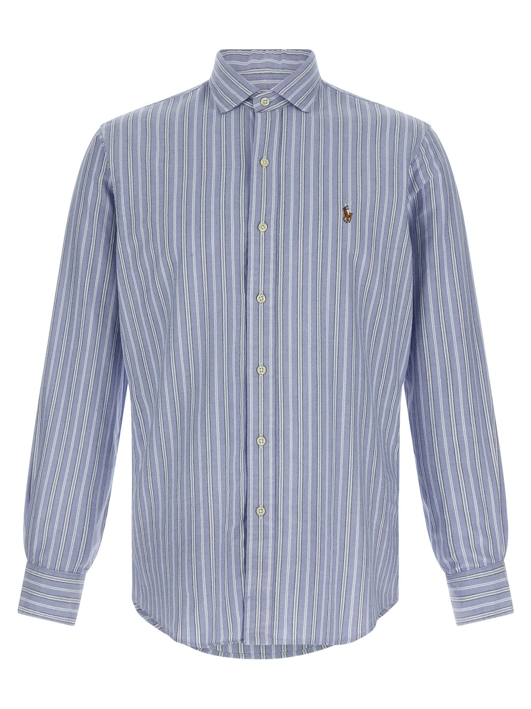 Polo Ralph Lauren Striped Shirt Shirt and Blouse - Light Blue | cdf44f7627346185f6a0bdb8e9d160549a4a2ad5