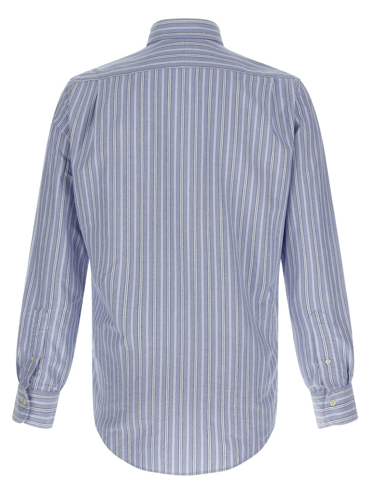 Polo Ralph Lauren Striped Shirt Shirt and Blouse - Light Blue | 8d3bbc62acbb7f42e3d8bb37a6722ac51cdf70be