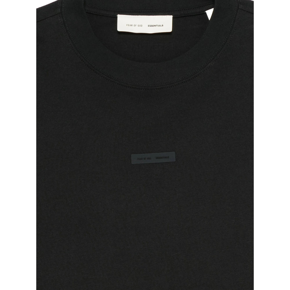 Fear Of God Essentials T Shirts - Black | 1424d59e6855e652f7e0b65a399c2365f8687d7b