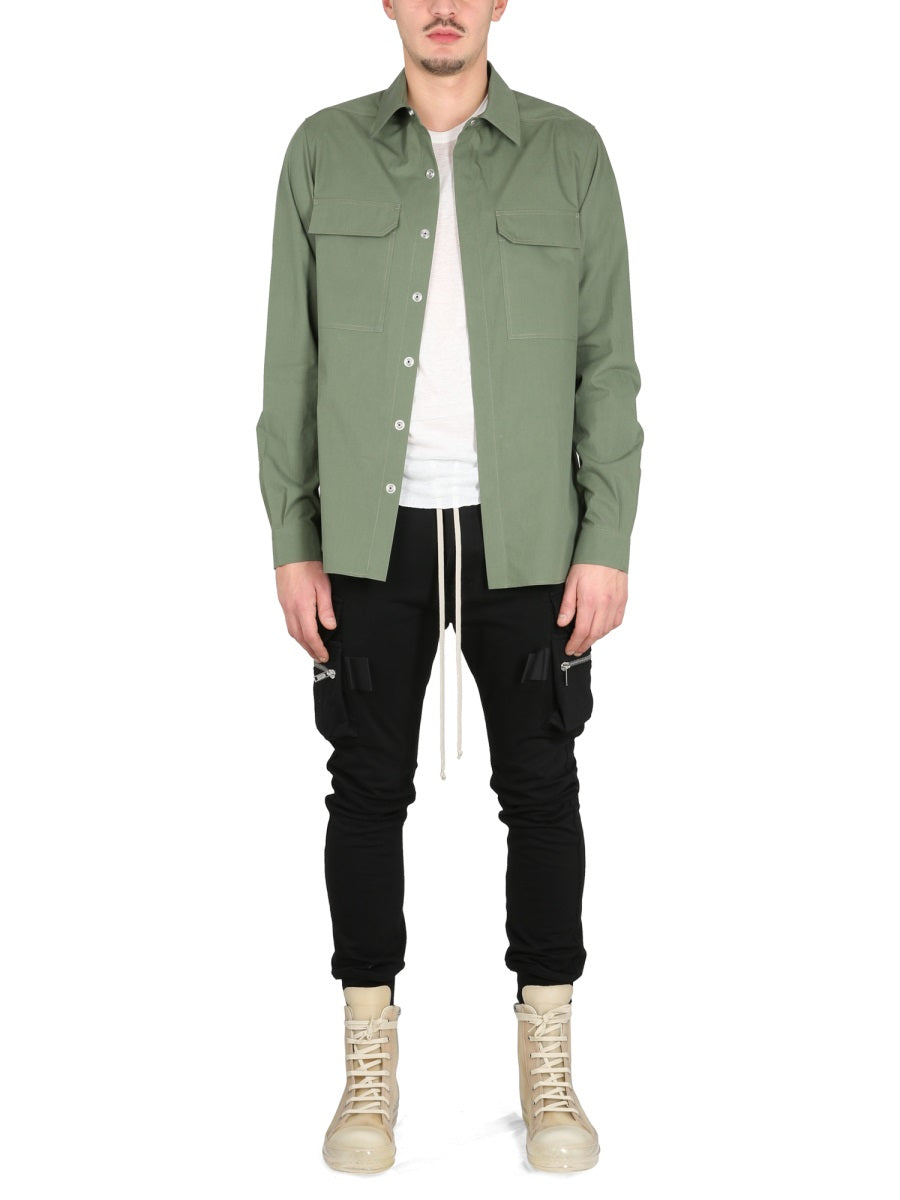 Rick Owens Shirts - Green | Wanan Luxury
