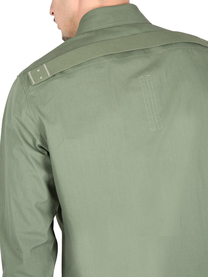Rick Owens Shirts - Green | Wanan Luxury