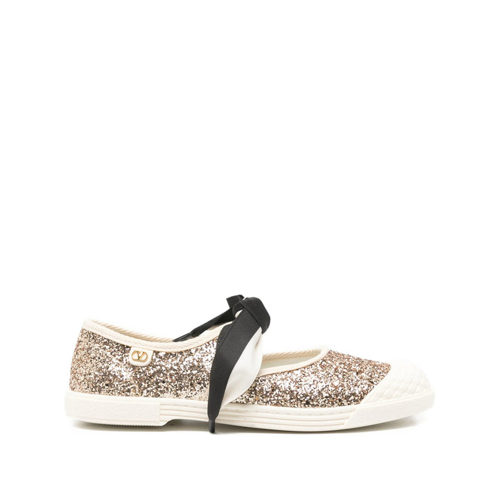 Valentino Garavani Sneakers - Gold, Neutral | 10f02e40b76bd9a3cae7842626a6ceb383248c14