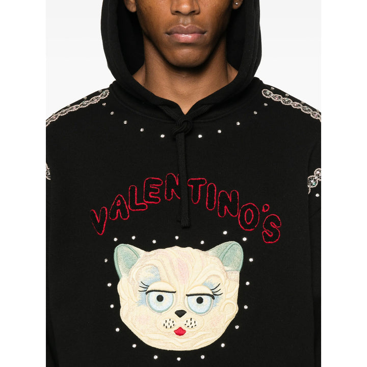 Valentino Sweatshirts - Black | 71e6f7258df9deddc9341f64a281854316be4b71