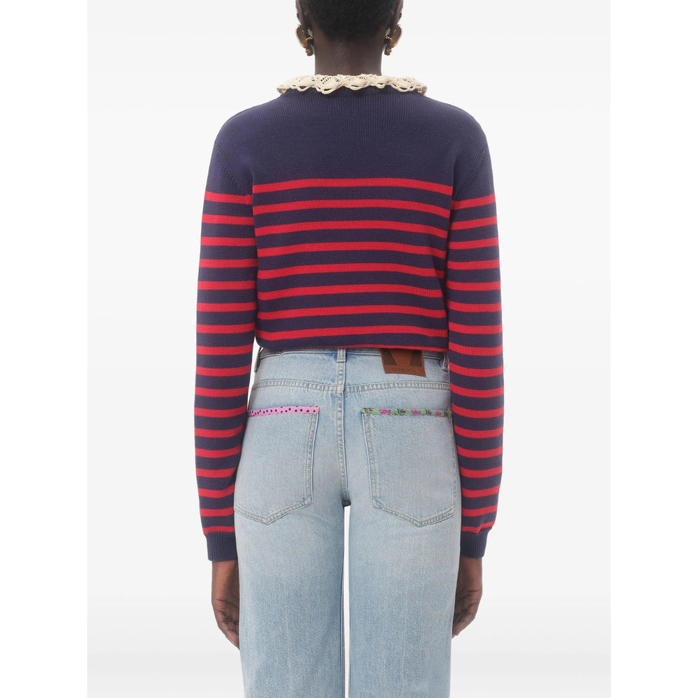 Valentino Sweaters - Blue, Red | e427ef16def0965c0043a61c1ff5f44442998c65