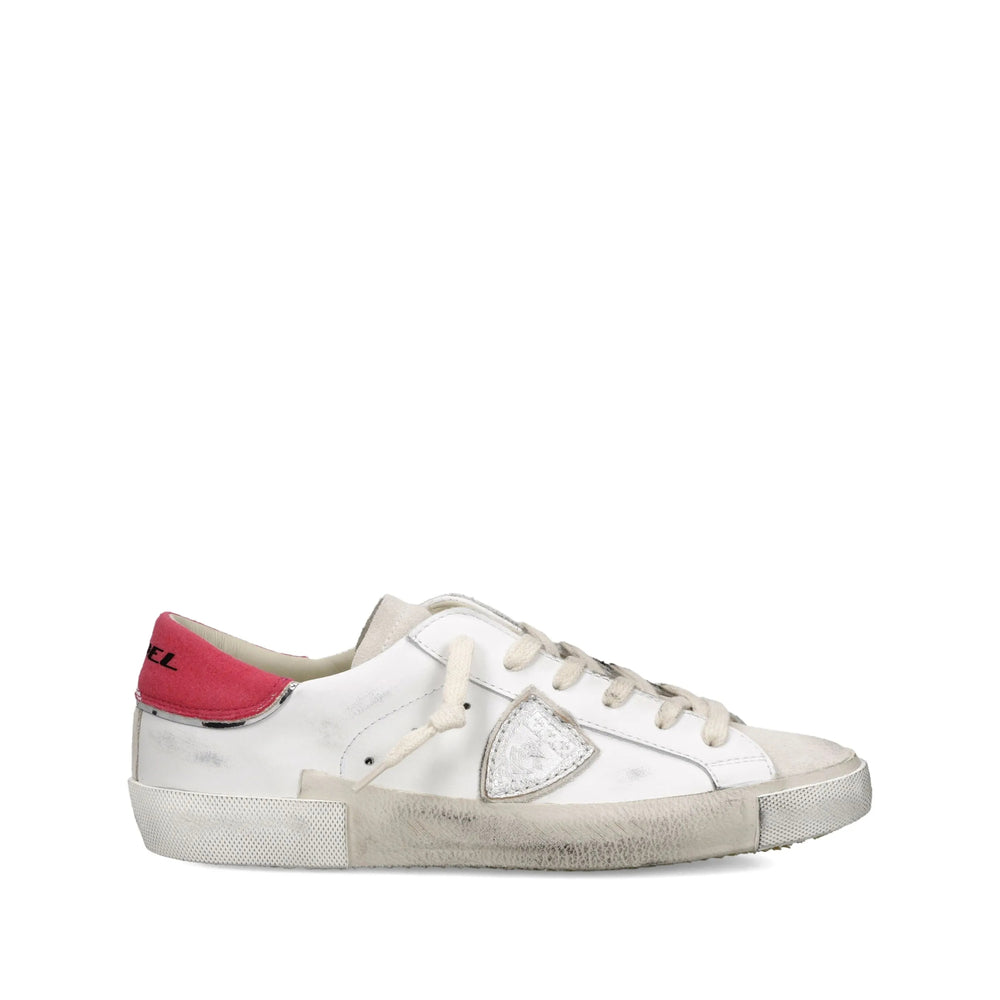 Philippe Model Sneakers - White, Red | b7972809398db0f1d872626522ac542f16816060