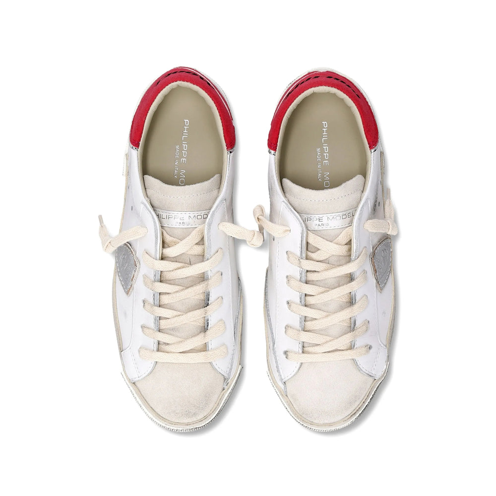 Philippe Model Sneakers - White, Red | 5075f505f478793a58780f5beb22aa4c945cfb9f