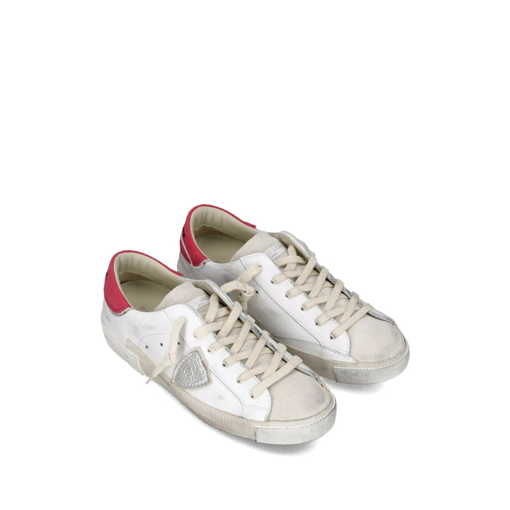 Philippe Model Sneakers - White, Red | 17fb26bcf5afe944f5ec530d7c52ff5b3606ee06