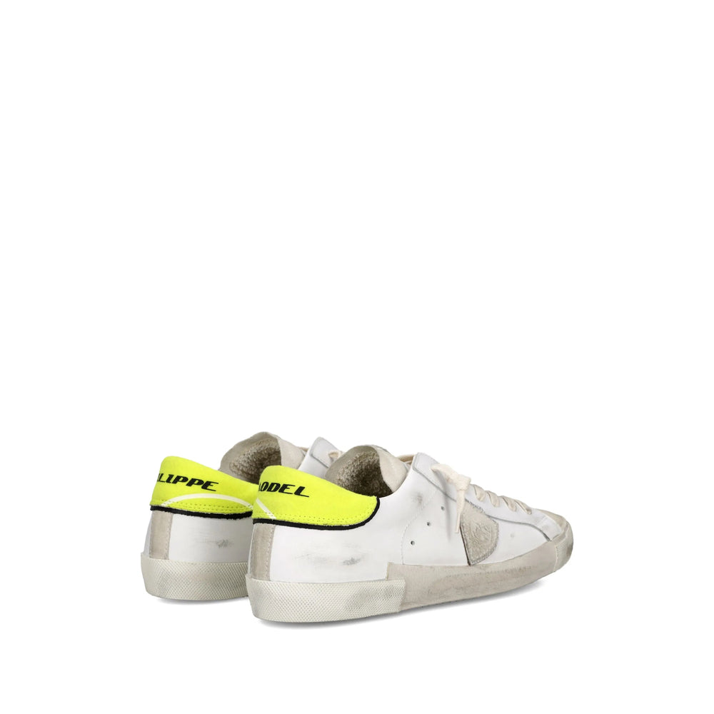 Philippe Model Sneakers - White, Yellow | e4b351d66cfccaca27a7f3564995c1fed3b3b570
