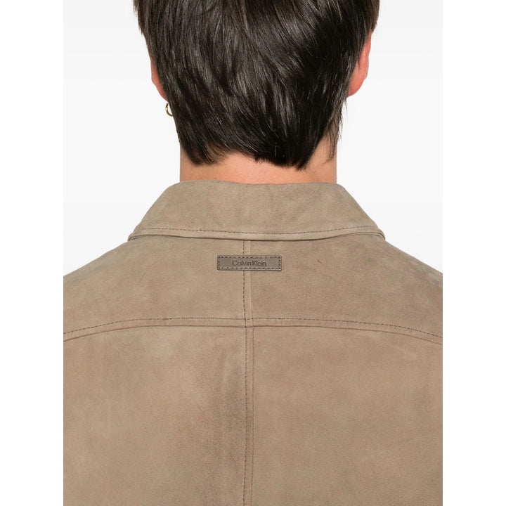 Calvin Klein Leather Outerwears - Brown | 247919ea924281451bf670ce103aafe378e41c3d