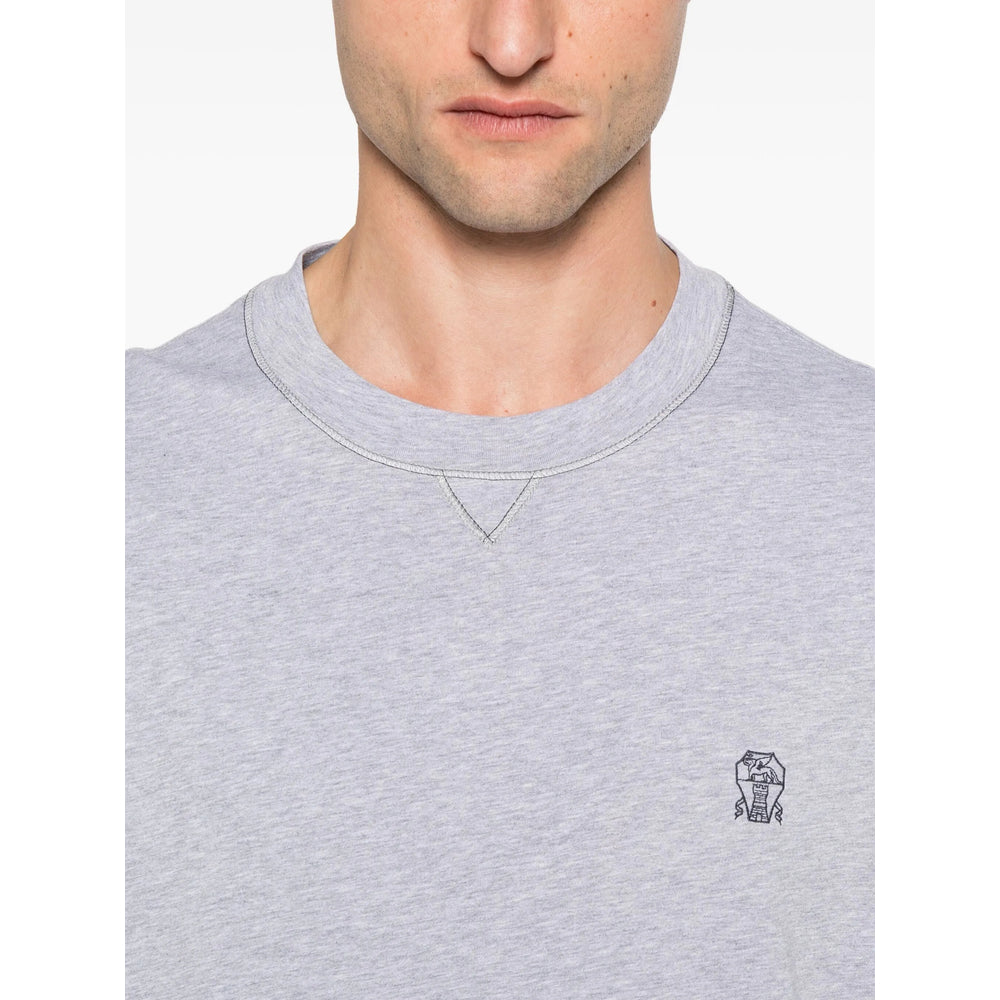 Brunello Cucinelli T Shirts - Gray | 5d852ebb670fac50a439df9a40346a45fa2f292a