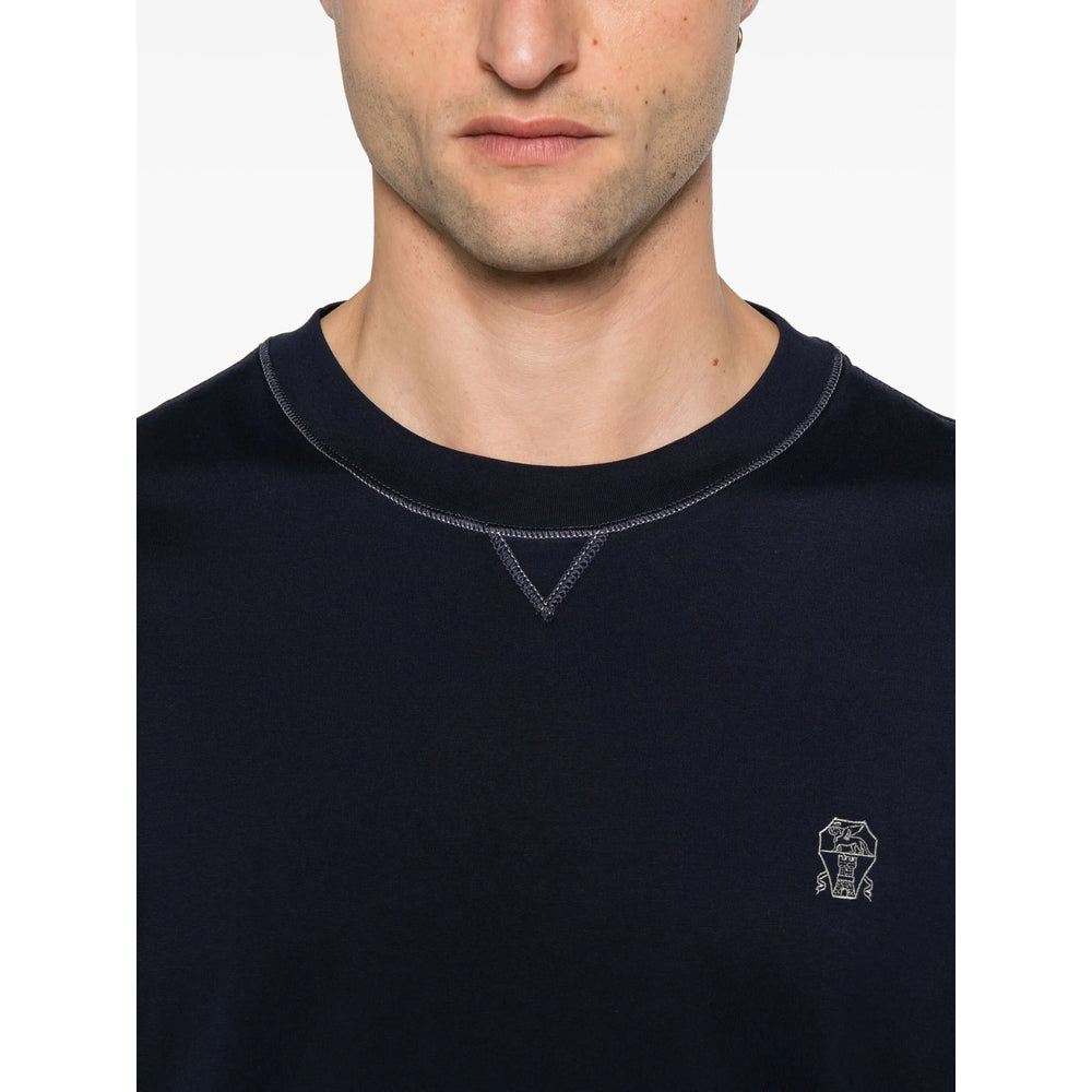 Brunello Cucinelli T Shirts - Blue | 59f5da7879ea528767932e134d2db6c618271b6d