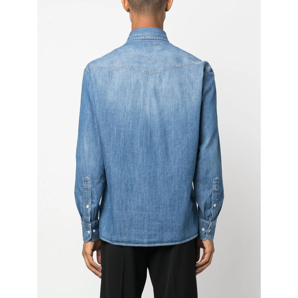 Brunello Cucinelli Shirts - Blue | eaee1ba1ff36288738176b92e05cb7379912d3f2