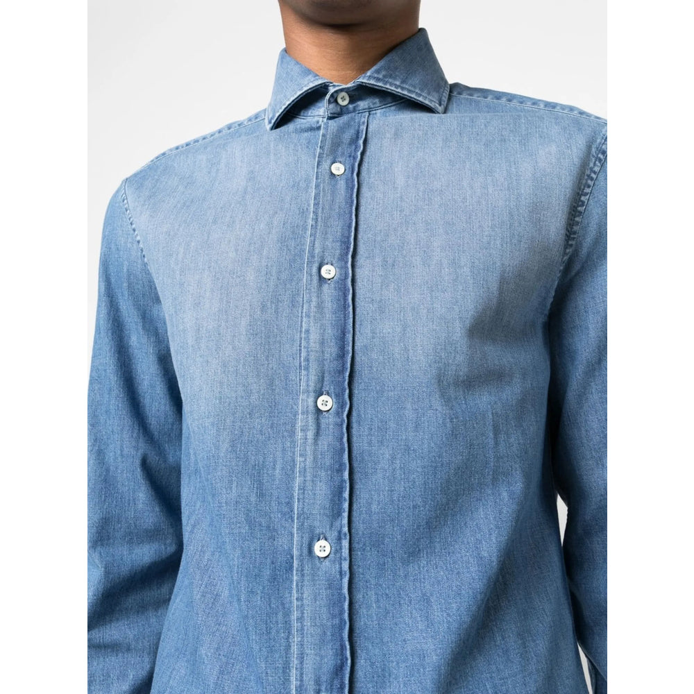 Brunello Cucinelli Shirts - Blue | c0da1d7971ea7a33e6a760e227a07f453f1d9922