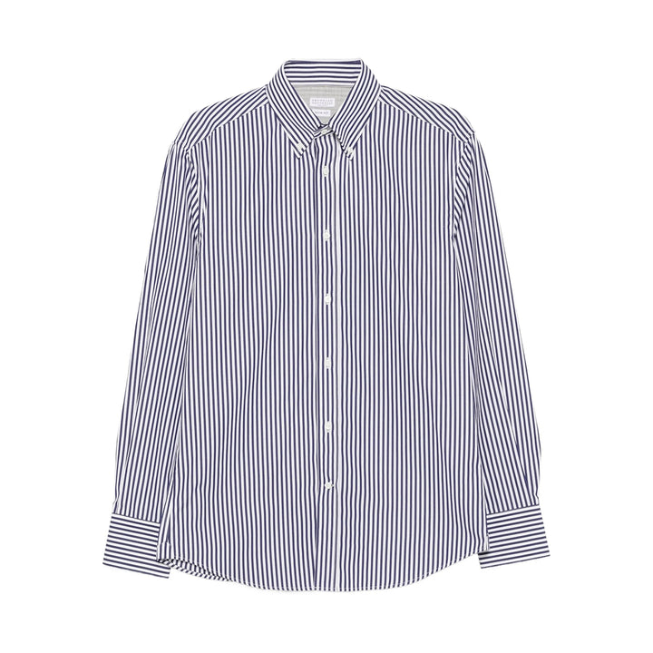 Brunello Cucinelli Shirts - Blue | c1c96c77e21db2449e653516a4fc99c7d9dd82ca