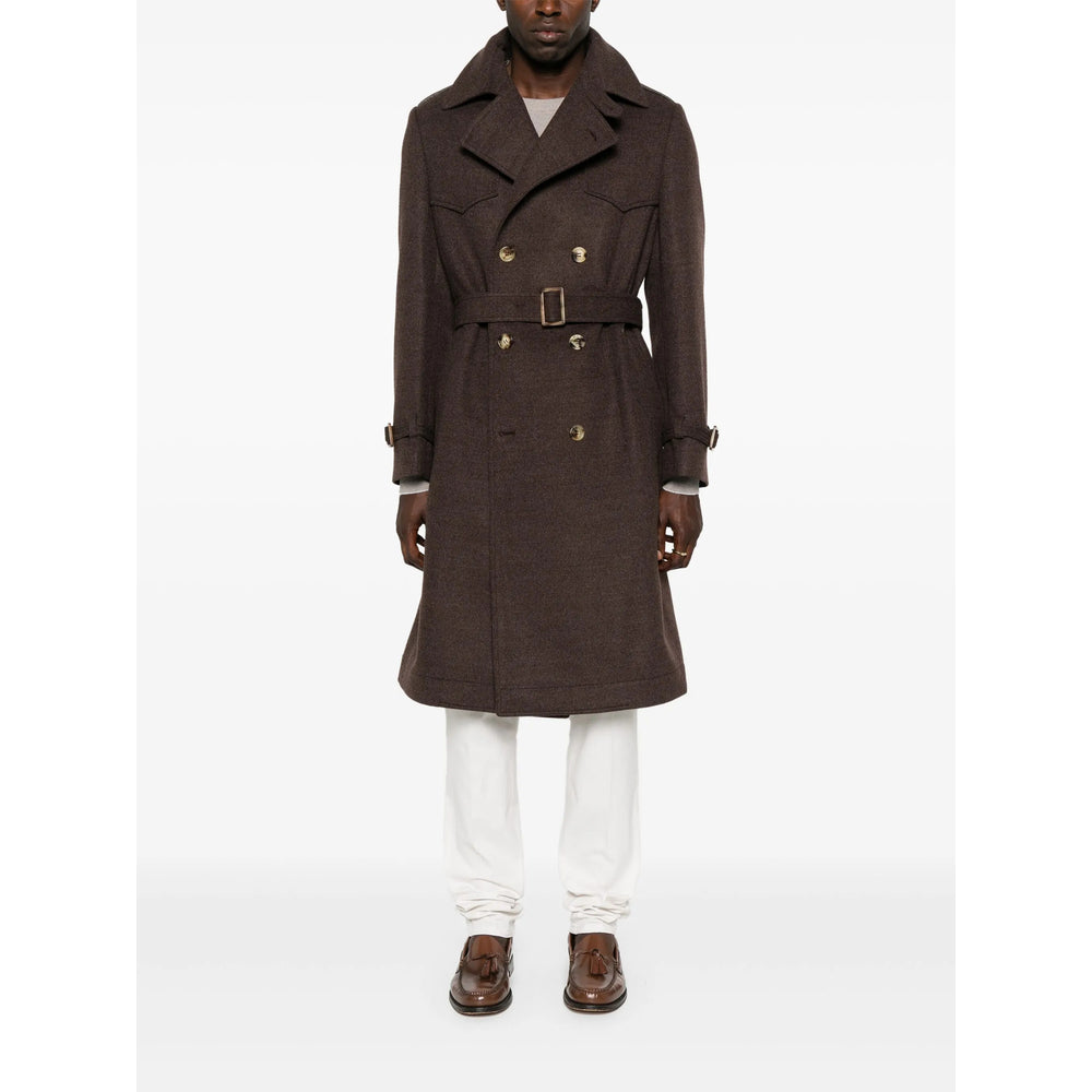Brunello Cucinelli Coats - Brown | 75738e8c2abe0af36684576414a84c941c2d4a93