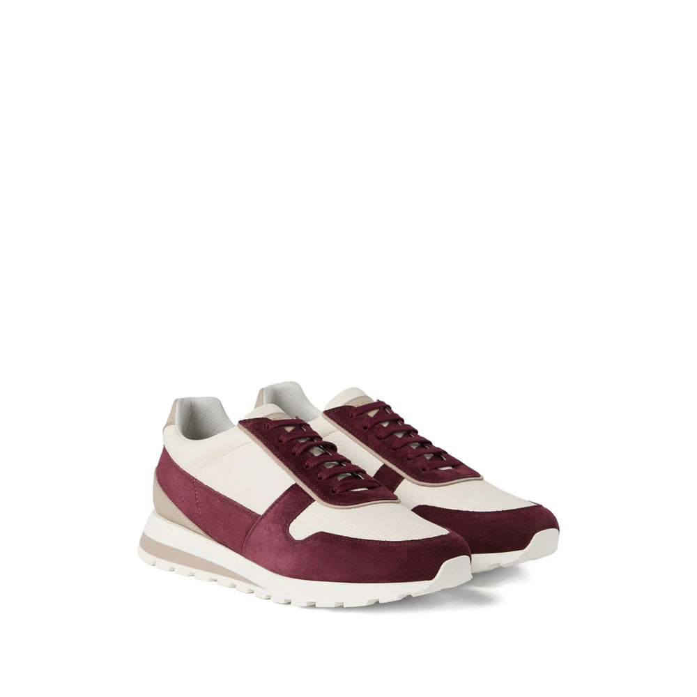 Brunello Cucinelli Sneakers - Neutral, Red | 6311153f10ffcd23b74ee0ecb0d941b5e300ea82