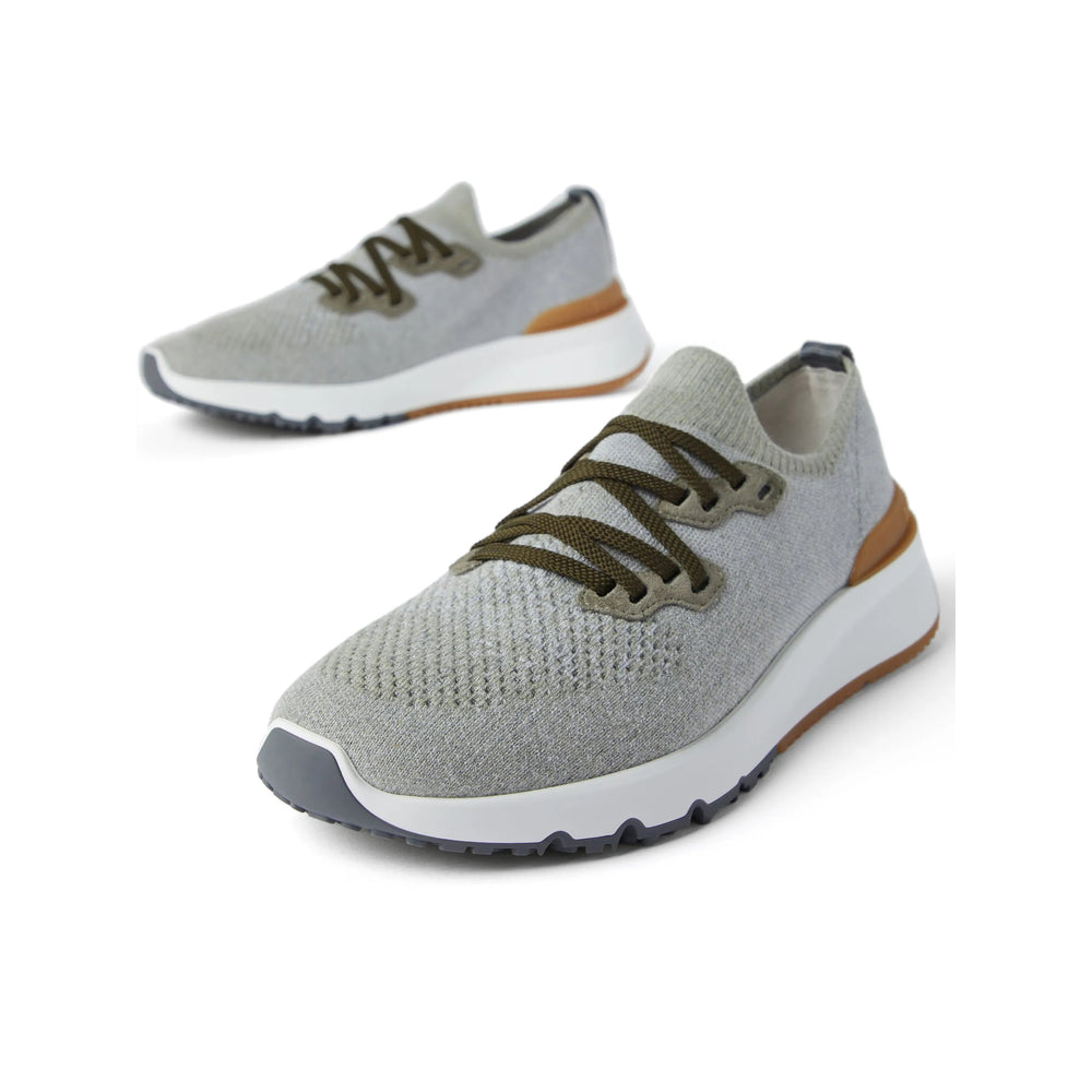 Brunello Cucinelli Sneakers - Gray, Green | 6fa02a48a046fa2ffecc20a82462a102e2933408
