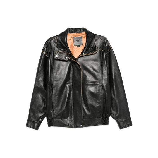 Leather Outerwears Black