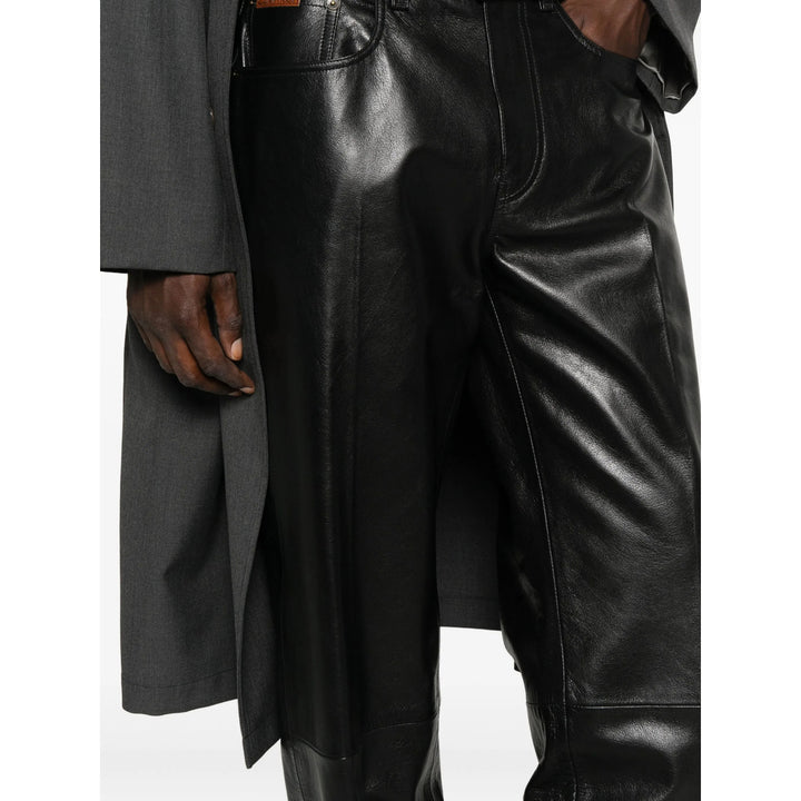 Calvin Klein Leather Pants - Black | cec8303dbab71563a9bca271ed18a6367f04eea8