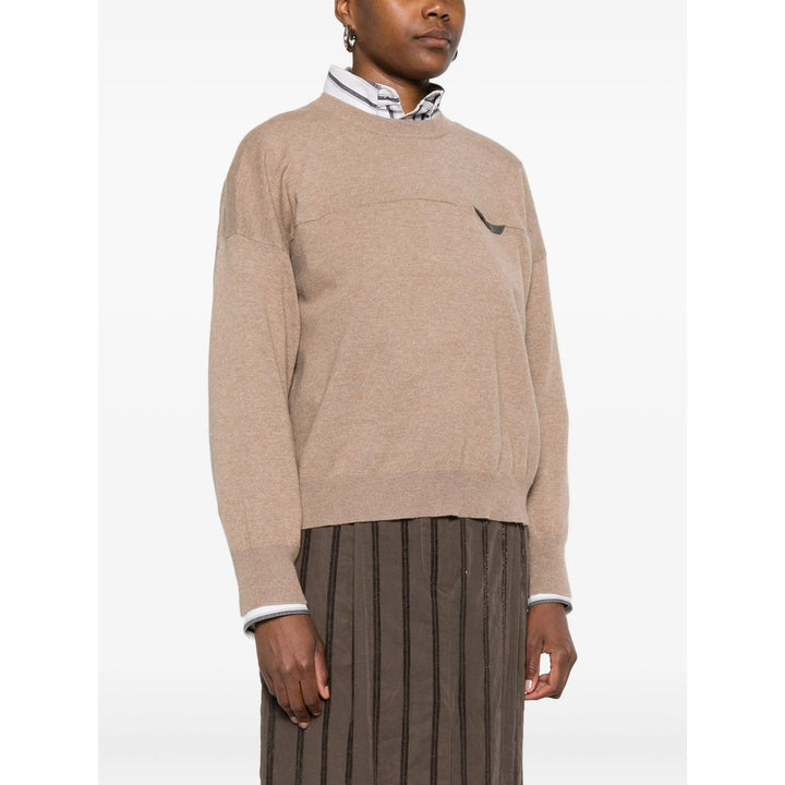 Brunello Cucinelli Sweaters - Brown | abfed758c561eb2287c9a1f0d7b669f2a476a8bf