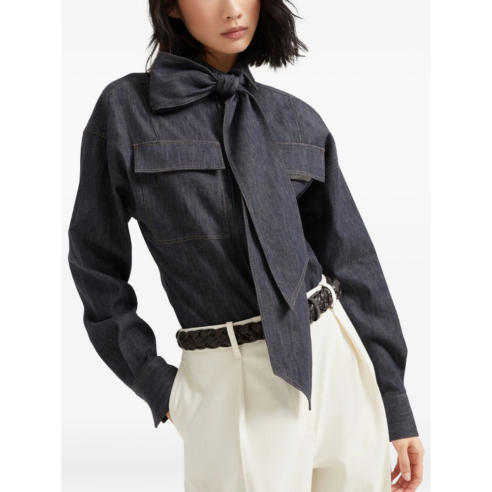 Brunello Cucinelli Shirts - Blue | fa362eab9e5392764d62f18e733532320be33426