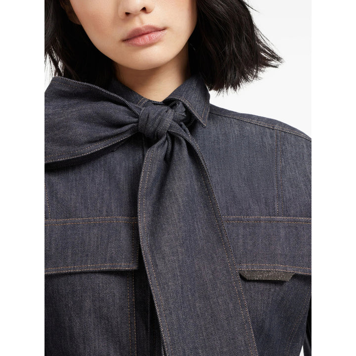 Brunello Cucinelli Shirts - Blue | b24380d8cc2dfa5f68e8821ddf624d3944d113e7