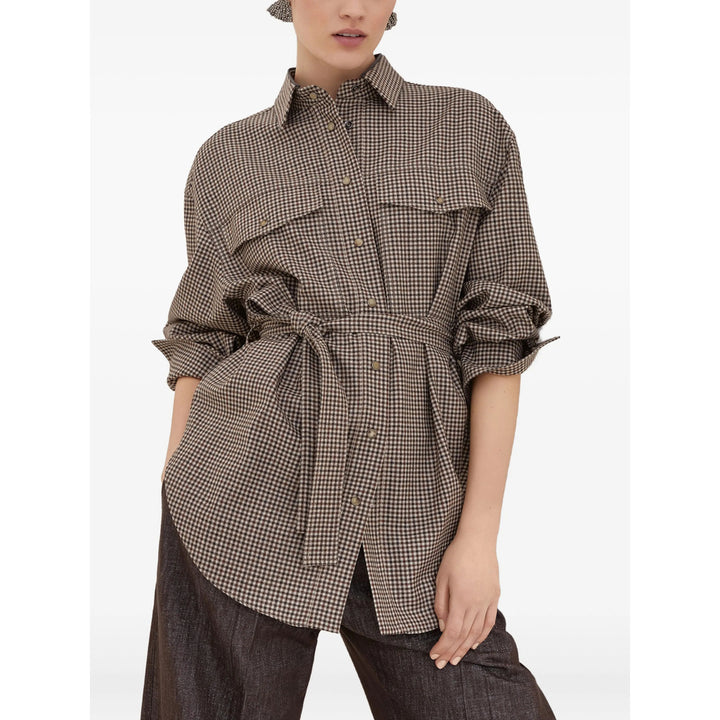 Brunello Cucinelli Shirts - Brown | 832979790bad8f2a23dad71e43f34b792fa0f368