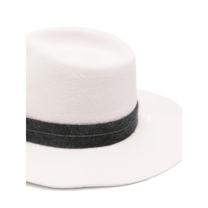 Brunello Cucinelli Caps - White | 5d403990a867d9e48f5bdf105dd3986a5bbce06c
