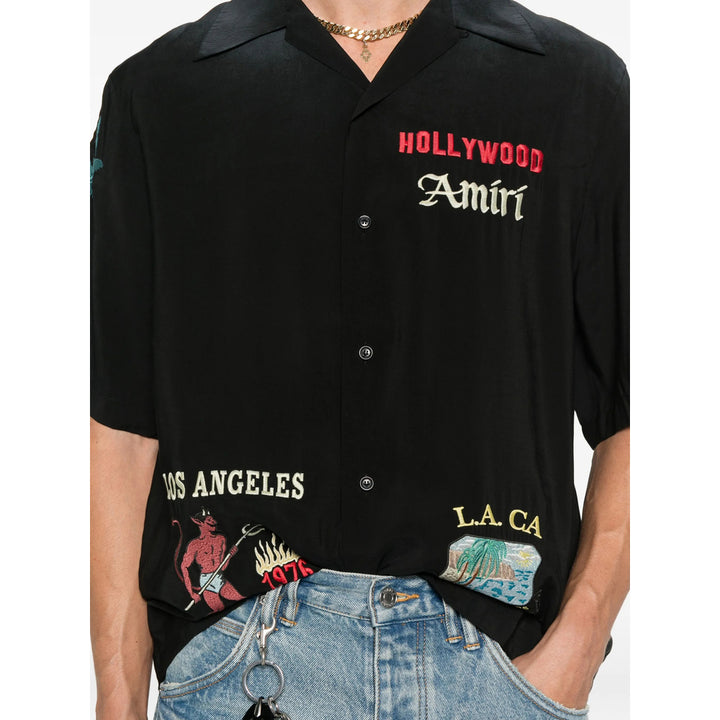 Amiri Shirts - Black | 101480488c09c6a28384ad8c851b077e86408576