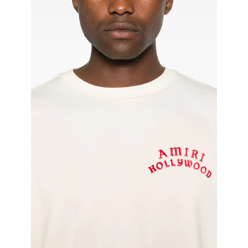 Amiri T Shirts - Neutral | 8c680a20c64cfcb10fdb2aee889ab5af17a4edb6
