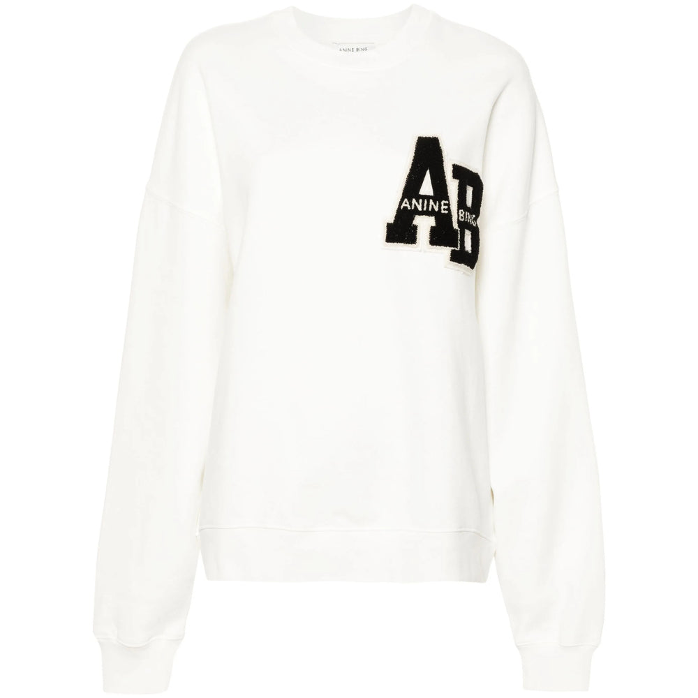 Anine Bing Sweatshirts - White | 7b73971841e5ad2f68efba834594009a77aef371