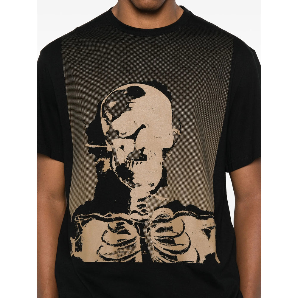 Alexander Mcqueen T Shirts - Black | 5096b27ebca7baaff53fa9a346703810452e9a29