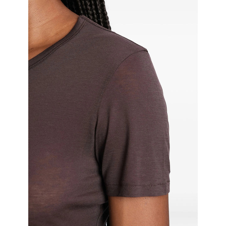 Anine Bing T Shirts - Brown | 6cbeae836fbac8ade8b56adccafd818270aba37d