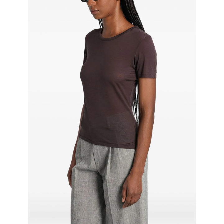 Anine Bing T Shirts - Brown | 3b192a81ab2c9fd4f7729d331f3a245f9af2ac8e