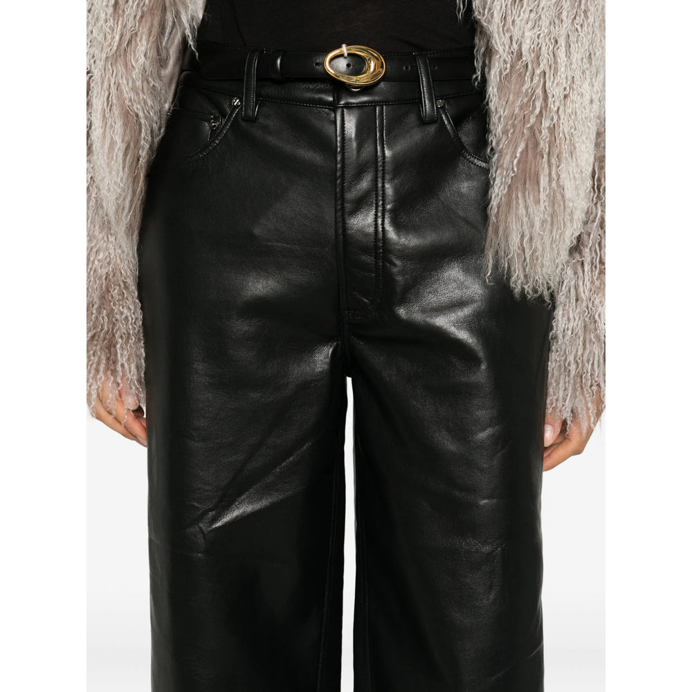 Anine Bing Leather Pants - Black | 74d5e4ee7da16728b769cea5093848e708cc2048