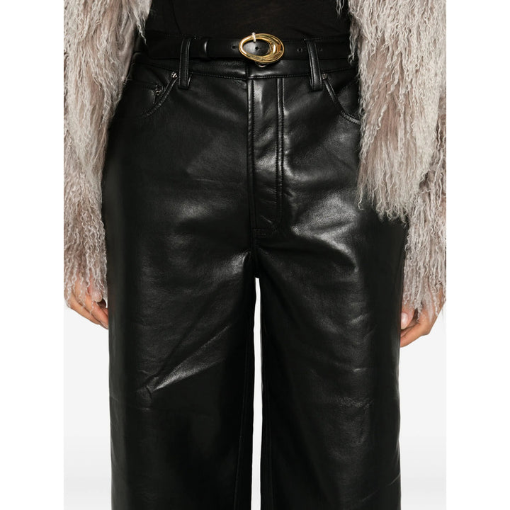 Anine Bing Leather Pants - Black | 74d5e4ee7da16728b769cea5093848e708cc2048
