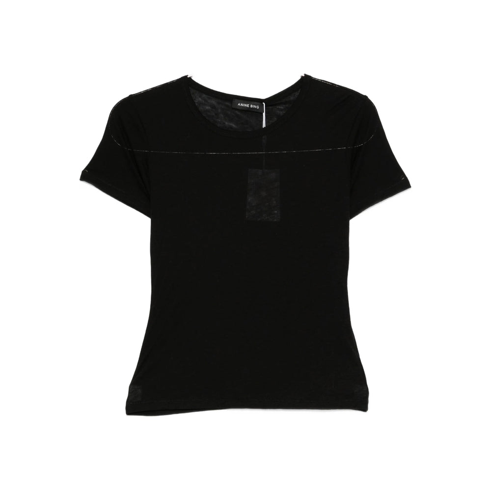 Anine Bing T Shirts - Black | 4874a3e567798d7ce6edc685c8df3108c522dea3