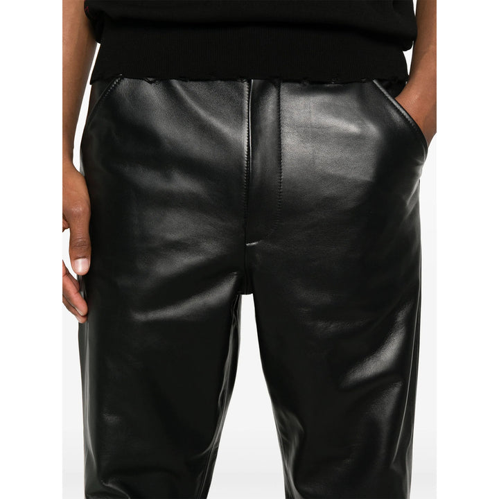 Tonywack Leather Pants - Black | f178b7ce5dc35accb9fefe801f6016fbcffac7f1