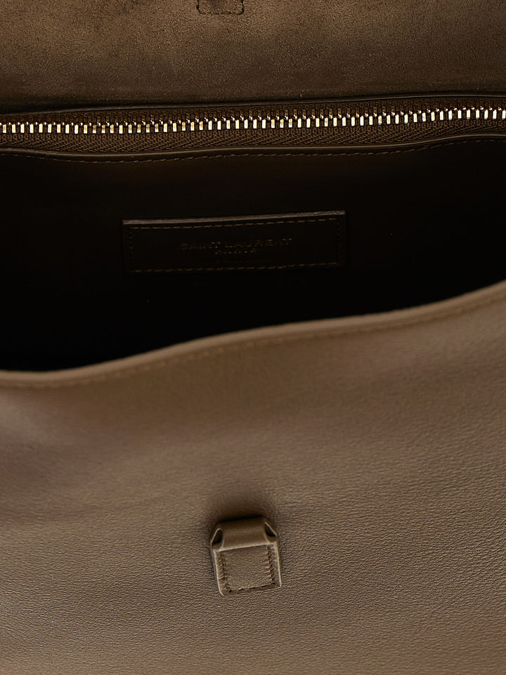 Saint Laurent Le 5 À 7 Shoulder Bags - Brown | 3aa0ee25f8888e1b4578c883949ee216aab4b104