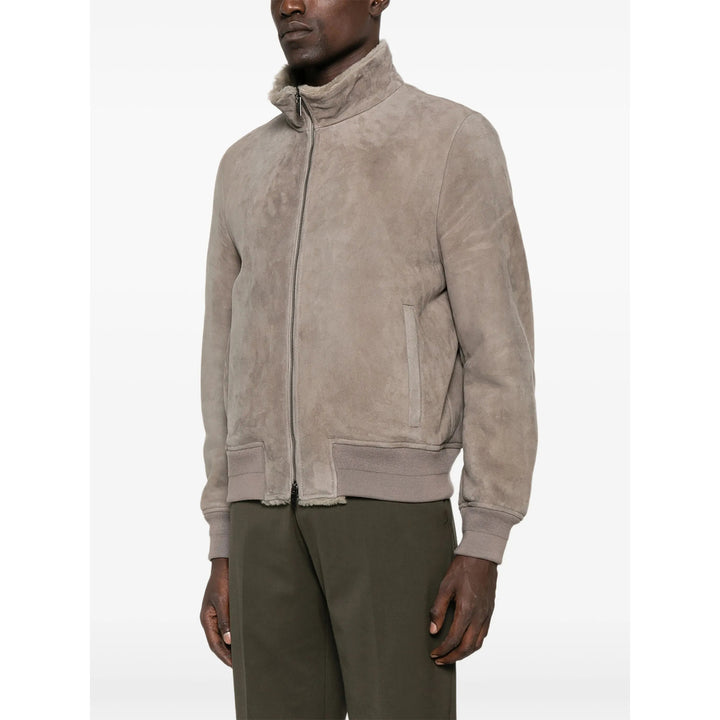 Salvatore Santoro Leather Outerwears - Gray | 85977803946c440b947c7cc82e47926bd882b317