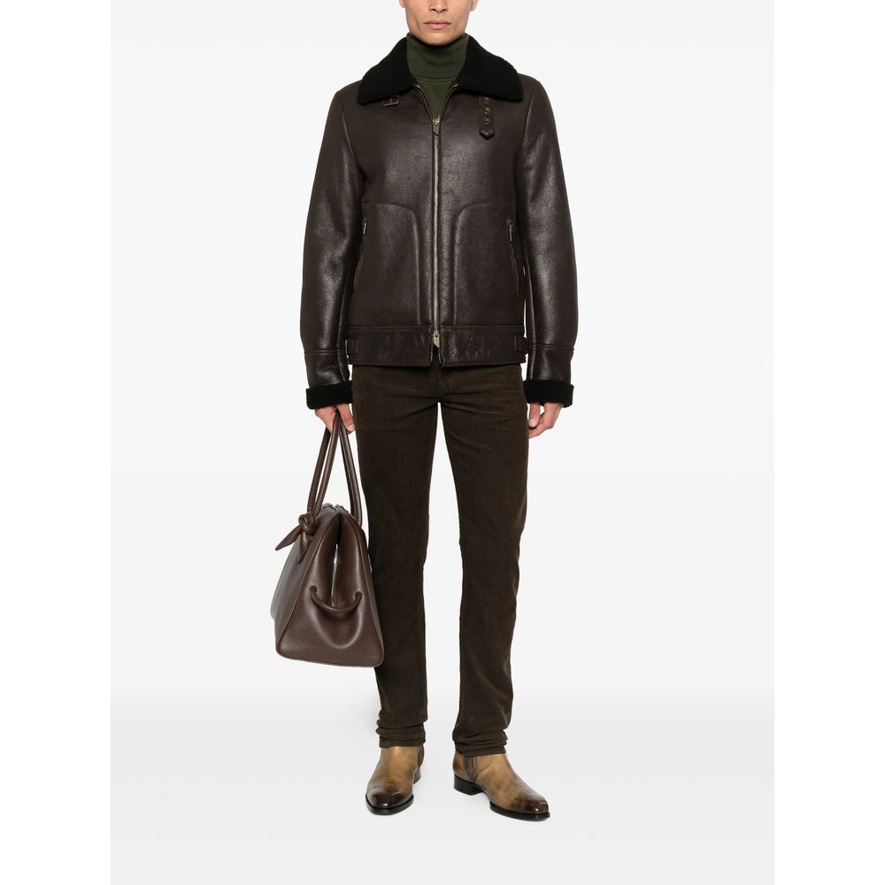 Salvatore Santoro Leather Outerwears - Brown | 1e5a3d6e649732682ff81b58b9374b0b55797d2d