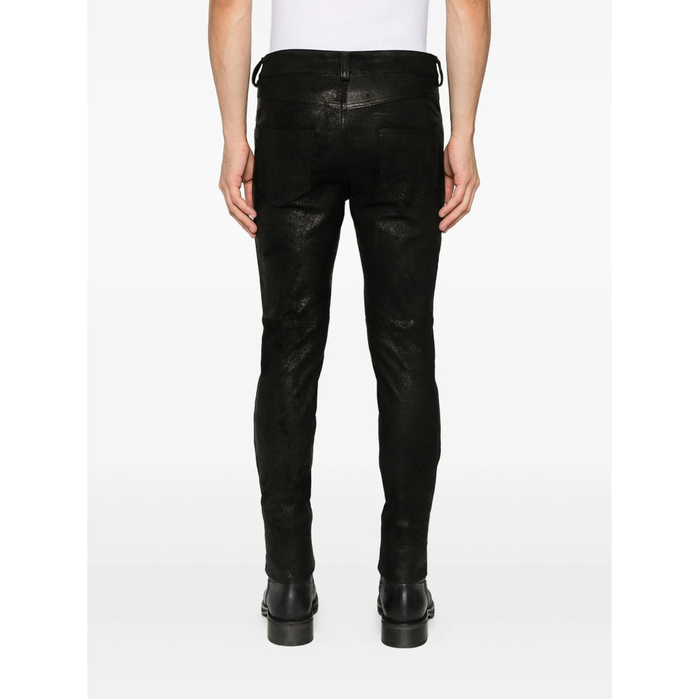 Salvatore Santoro Leather Pants - Black | fb9e17009f6261b25c03925de220ed2b830c8b9f