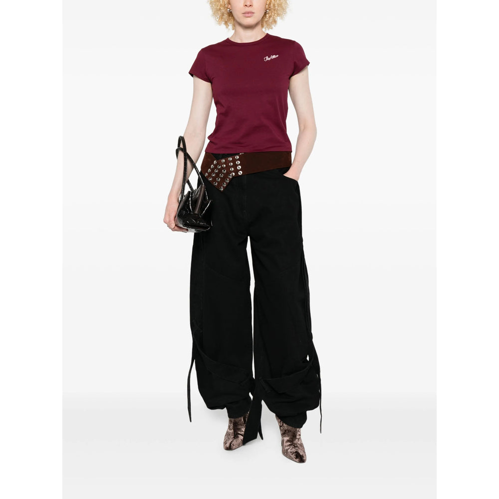 The Attico T Shirts - Red | 7e9a9b360b5b6237680e4c10b649883e1dd07517