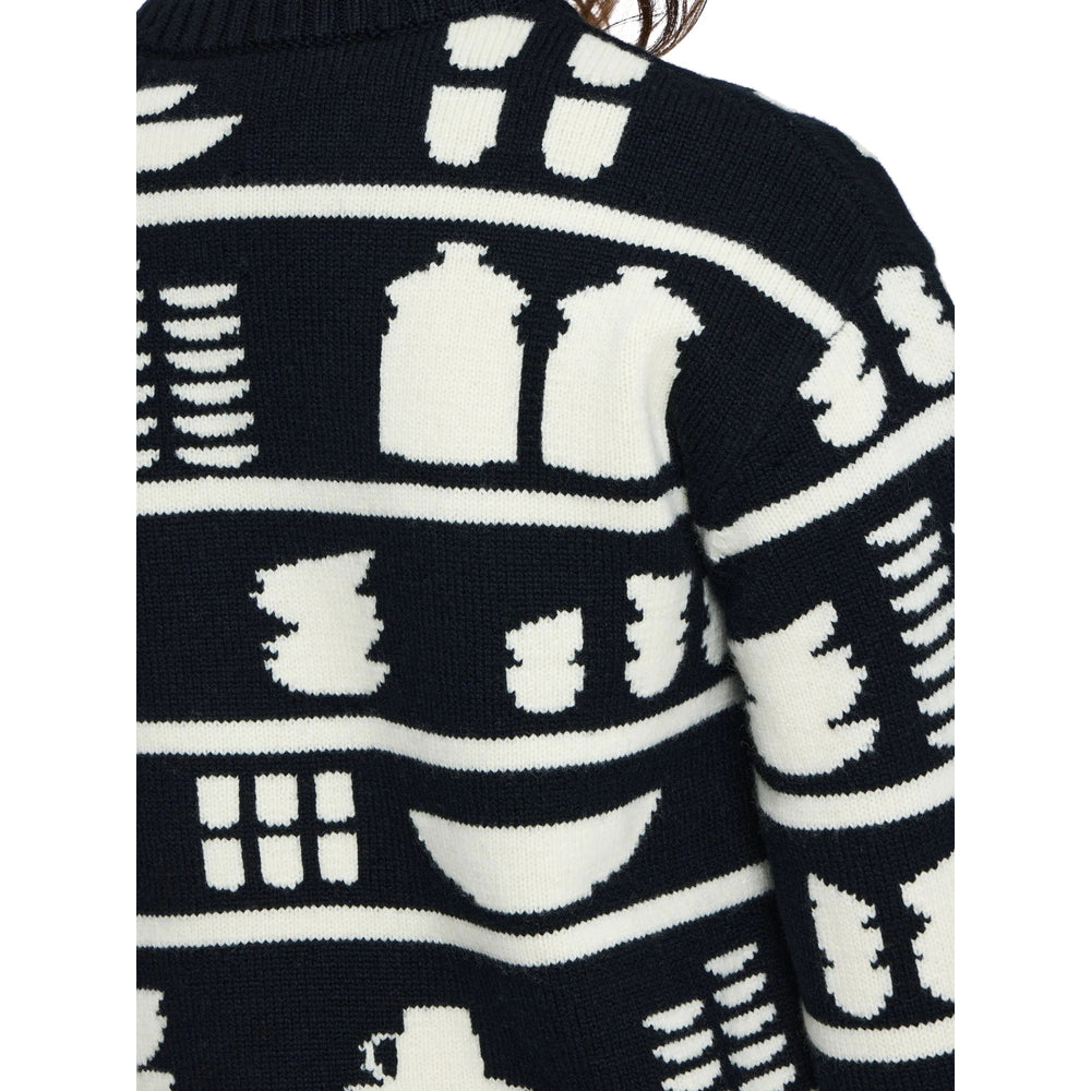 Jw Anderson Sweaters - Black, White | 4d424544019ff9e2768cd3ca5f6688dc6af07019