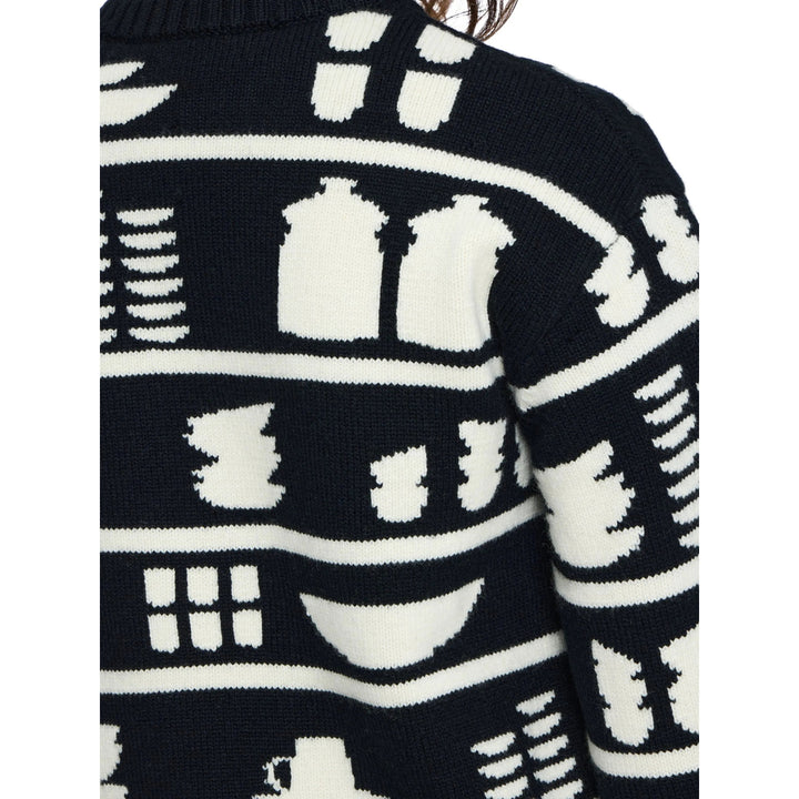 Jw Anderson Sweaters - Black, White | 4d424544019ff9e2768cd3ca5f6688dc6af07019