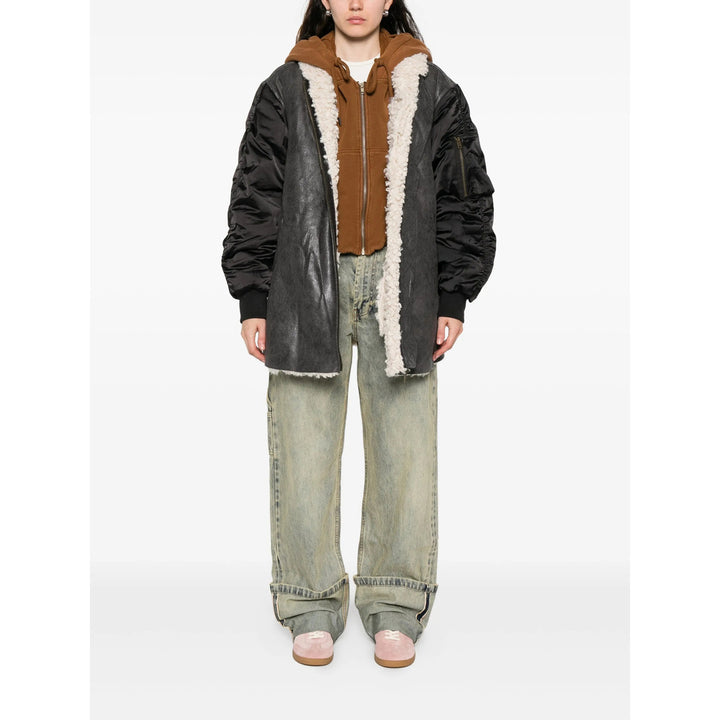 Marant ÉToile Leather Outerwears - Black | 97ce81f51e8664e5eca663217fb5a35859cb5afd