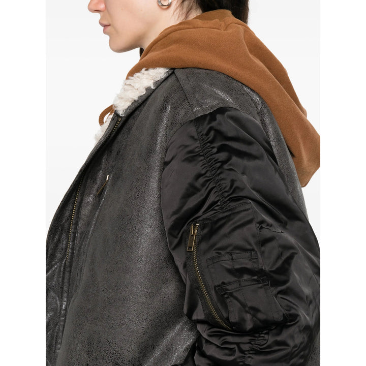 Marant ÉToile Leather Outerwears - Black | 28e9942308250f30b40eb20820054e31bd627276