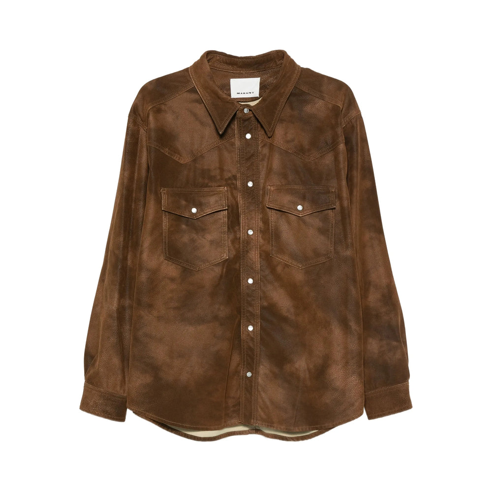 Isabel Marant Shirts - Brown | a6470ce38e5cac1ef04d65d7a9b661ff1dd380ac