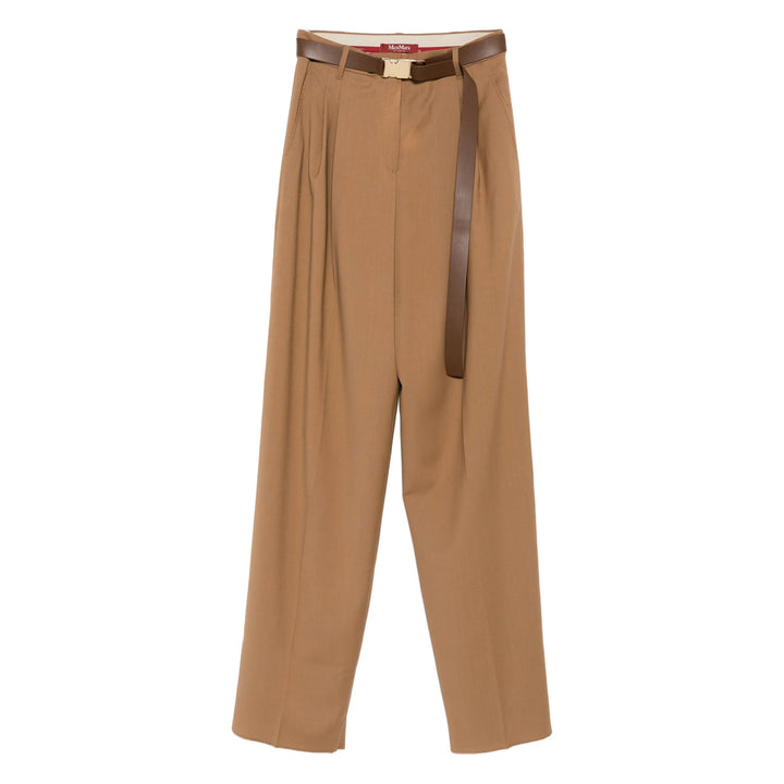 Max Mara Studio Pants - Brown | d40b1b83175fb61433064de203c014bbb5edb8df